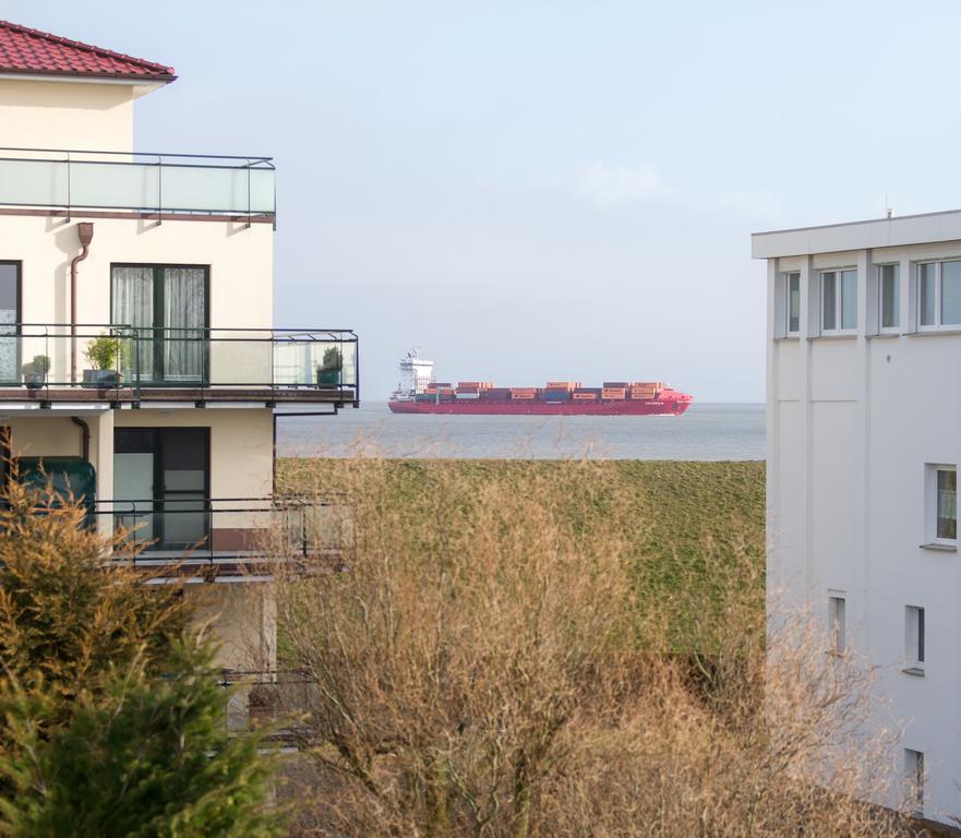 Ferienwohnung Mit Meerblick Grimmershoernbucht Cuxhaven Exterior foto